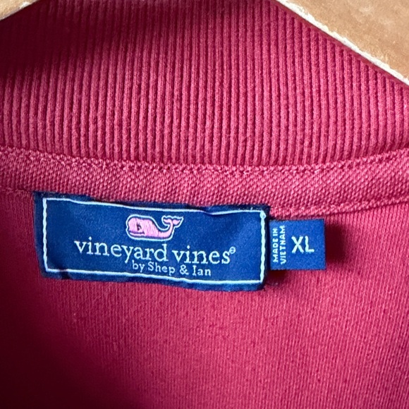 Vineyard Vines Collegiate Shep Shirt Zip Sweatshirt Men's XL - Picture 3 of 5